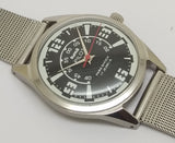 Hmt Pilot Mechanical Handwinding Movement stainless Steel Para Shock 17 Jewels Analog Dial Wrist Watch For Men