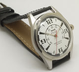 Hmt Pilot Mechanical Handwinding Movement leather Jewels Analog Dial Wrist Watch For Me