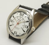 Hmt Pilot Mechanical Handwinding Movement leather Jewels Analog Dial Wrist Watch For Me