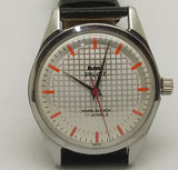 Hmt Pilot Mechanical Handwinding Movement leather Jewels Analog Dial Wrist Watch For Me