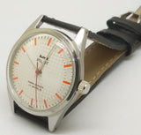 Hmt Pilot Mechanical Handwinding Movement leather Jewels Analog Dial Wrist Watch For Me