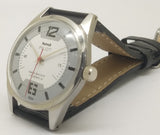 Hmt Pilot Mechanical Handwinding Movement leather Jewels Analog Dial Wrist Watch For Me