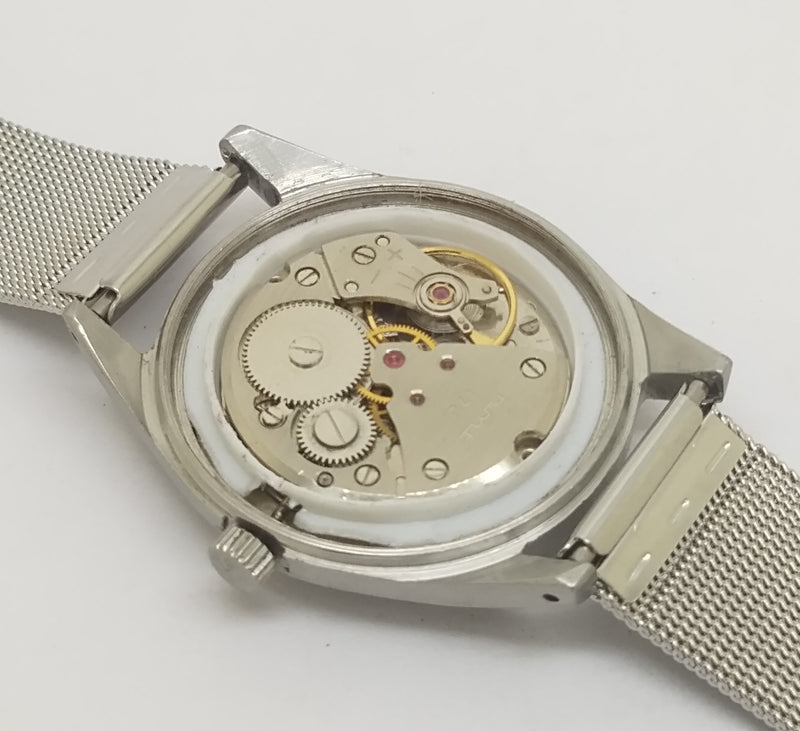 Hmt Pilot Mechanical Handwinding Movement stainless Steel Para Shock 17 Jewels Analog Dial Wrist Watch For Men