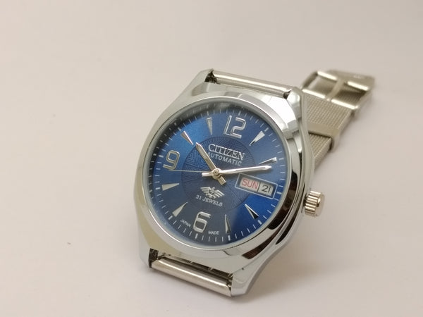 Citizen Automatic 8200 Movement stainless steel Japan Made 21 Jewels Men s Wrist Watch
