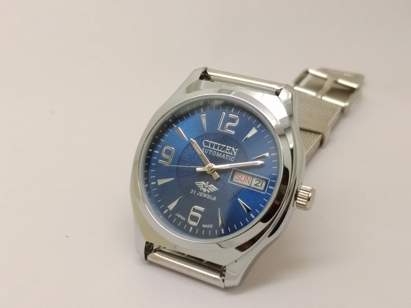 Citizen Automatic 8200 Movement stainless steel Japan Made 21 Jewels Men s Wrist Watch