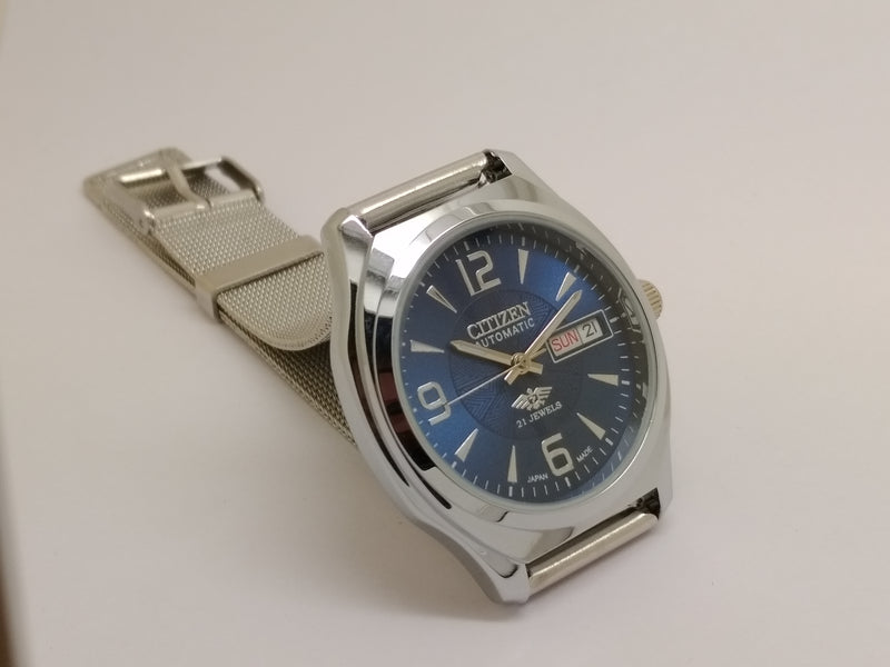 Citizen Automatic 8200 Movement stainless steel Japan Made 21 Jewels Men s Wrist Watch