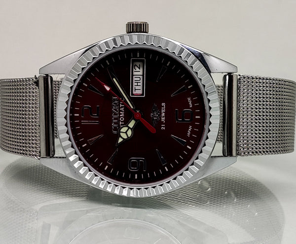 Citizen Automatic 8200 Movement stainless steel Japan Made 21 Jewels Men s Wrist Watch