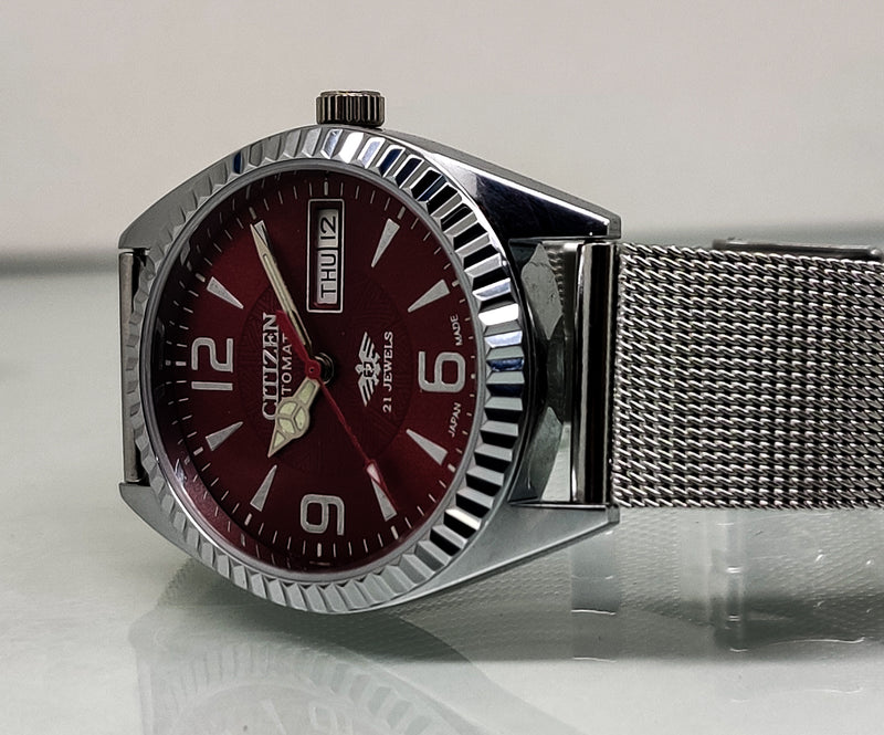Citizen Automatic 8200 Movement stainless steel Japan Made 21 Jewels Men s Wrist Watch