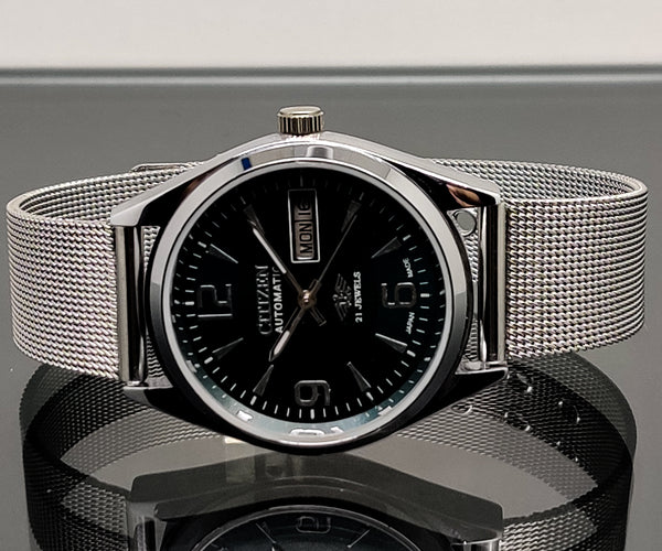 Citizen Automatic 8200 Movement stainless steel Japan Made 21 Jewels Men s Wrist Watch