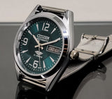 Citizen Automatic 8200 Movement stainless steel Japan Made 21 Jewels Men s Wrist Watch
