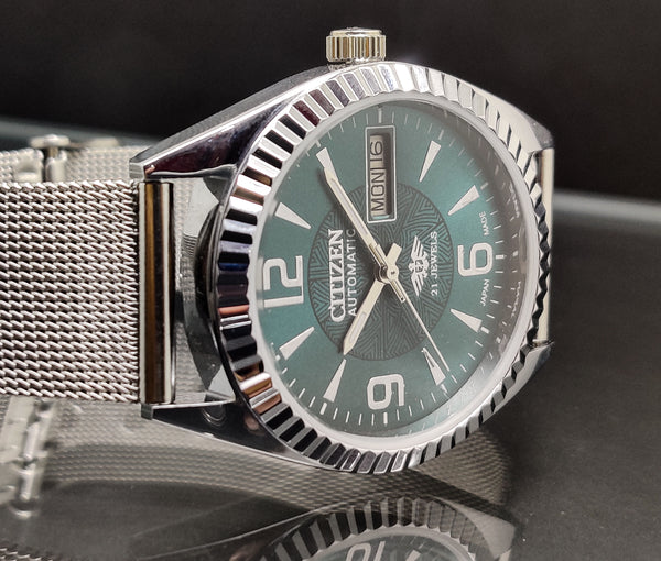 Citizen Automatic 8200 Movement stainless steel Japan Made 21 Jewels Men s Wrist Watch