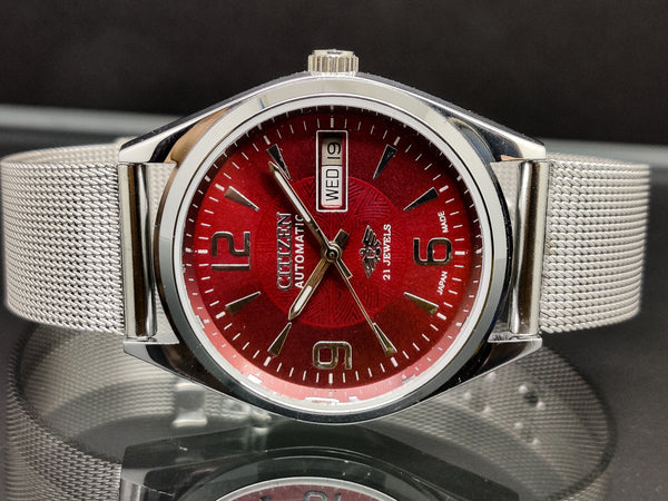 Citizen Automatic 8200 Movement stainless steel Japan Made 21 Jewels Men s Wrist Watch