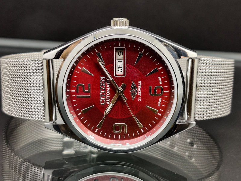 Citizen Automatic 8200 Movement stainless steel Japan Made 21 Jewels Men s Wrist Watch