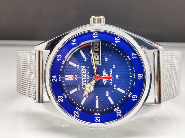Citizen Automatic 8200 Movement stainless steel Japan Made 21 Jewels Men s Wrist Watch