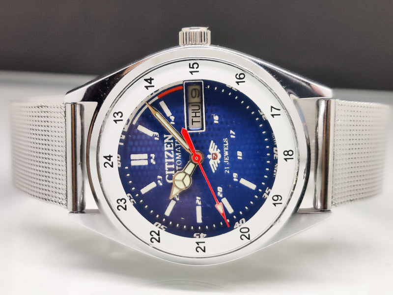 Citizen Automatic 8200 Movement stainless steel Japan Made 21 Jewels Men s Wrist Watch