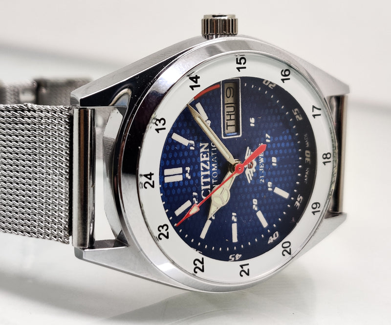 Citizen Automatic 8200 Movement stainless steel Japan Made 21 Jewels Men s Wrist Watch