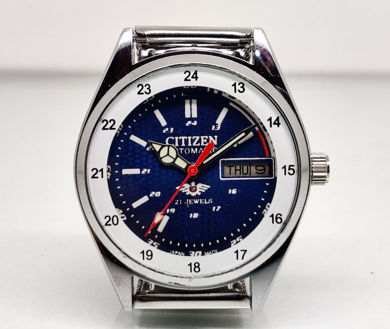 Citizen Automatic 8200 Movement stainless steel Japan Made 21 Jewels Men s Wrist Watch