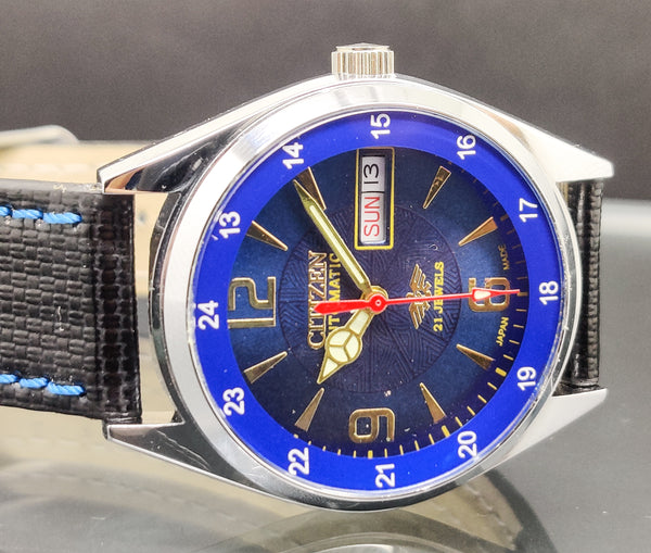 Citizen Automatic 8200 Movement stainless steel Japan Made 21 Jewels Men s Wrist Watch