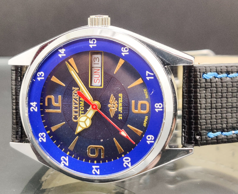 Citizen Automatic 8200 Movement stainless steel Japan Made 21 Jewels Men s Wrist Watch