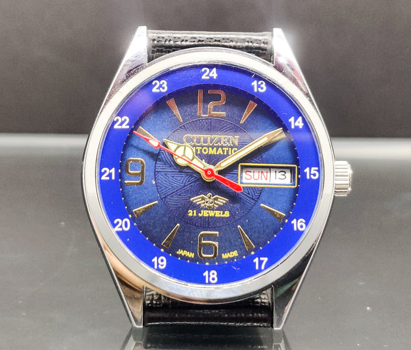 Citizen Automatic 8200 Movement stainless steel Japan Made 21 Jewels Men s Wrist Watch