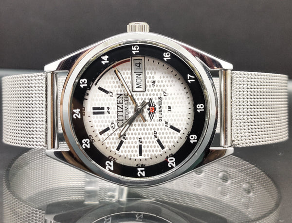 Citizen Automatic 8200 Movement stainless steel Japan Made 21 Jewels Men s Wrist Watch