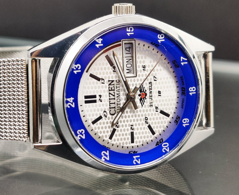 Citizen Automatic 8200 Movement stainless steel Japan Made 21 Jewels Men s Wrist Watch