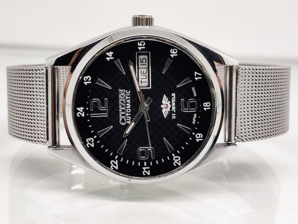 Citizen Automatic 8200 Movement stainless steel Japan Made 21 Jewels Men s Wrist Watch