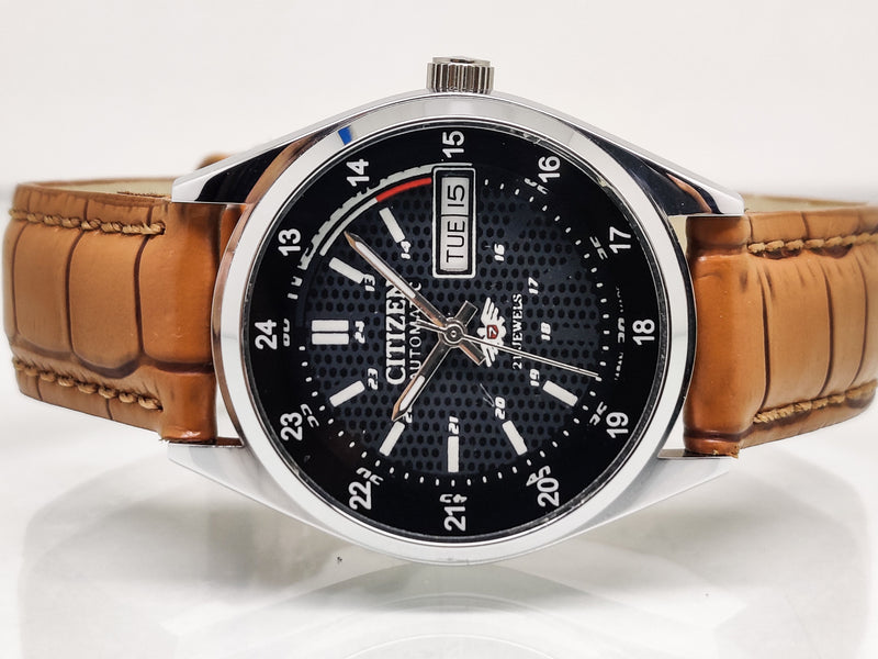 Citizen Automatic 8200 Movement stainless steel Japan Made 21 Jewels Men s Wrist Watch