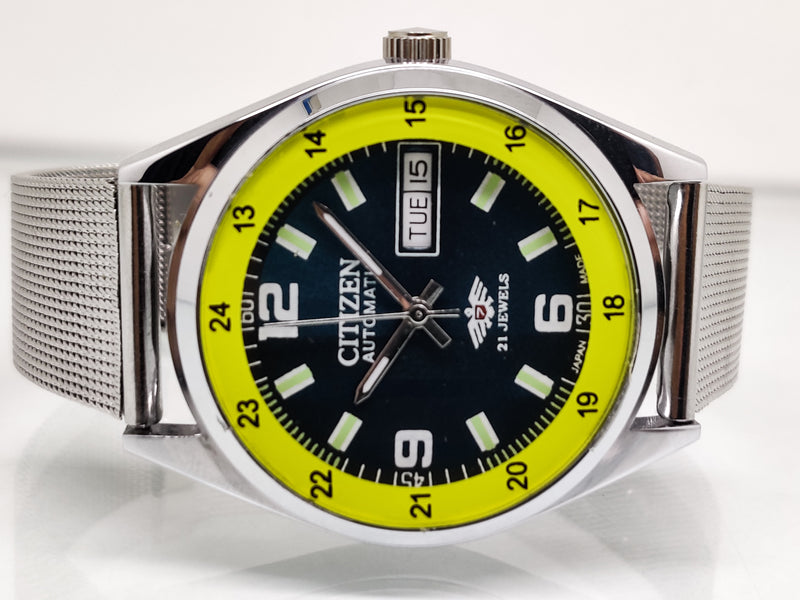 Citizen Automatic 8200 Movement stainless steel Japan Made 21 Jewels Men s Wrist WatchCitizen Automatic 8200 Movement stainless steel Japan Made 21 Jewels Men s Wrist Watch