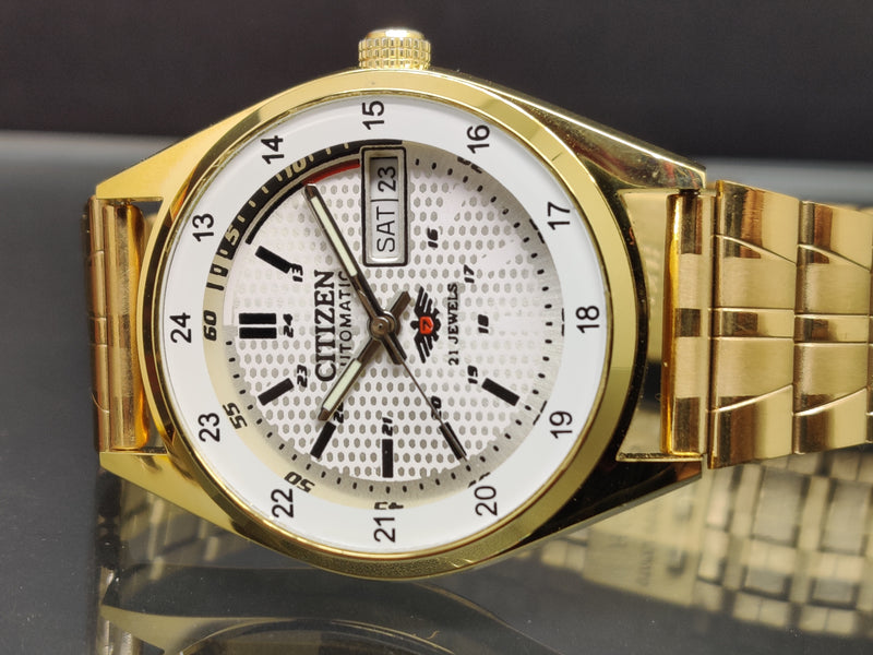Citizen Automatic 8200 Movement stainless steel Japan Made 21 Jewels Men s Wrist Watch ₹ 3,008.21