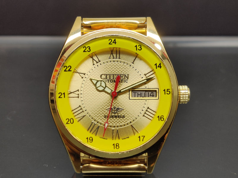 Citizen Automatic 8200 Movement stainless steel Japan Made 21 Jewels Men s Wrist Watch ₹ 3,008.21