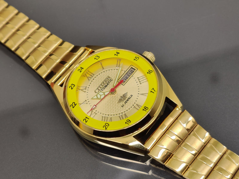 Citizen Automatic 8200 Movement stainless steel Japan Made 21 Jewels Men s Wrist Watch ₹ 3,008.21