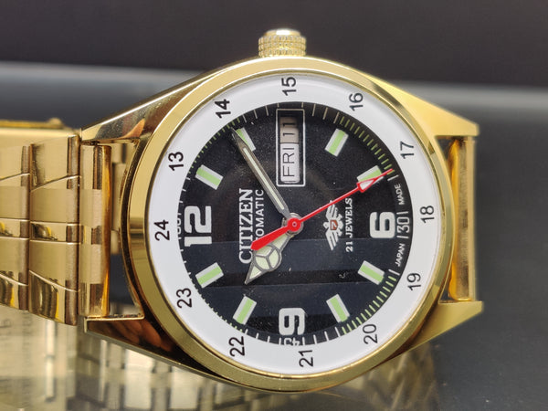 Citizen Automatic 8200 Movement stainless steel Japan Made 21 Jewels Men s Wrist Watch ₹ 3,008.21
