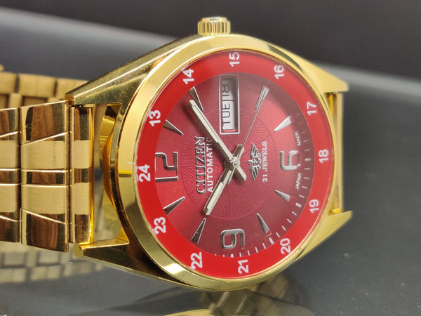 Citizen Automatic 8200 Movement stainless steel Japan Made 21 Jewels Men s Wrist Watch ₹ 3,008.21