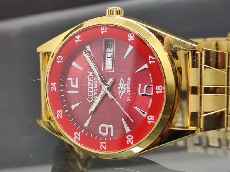 Citizen Automatic 8200 Movement stainless steel Japan Made 21 Jewels Men s Wrist Watch ₹ 3,008.21