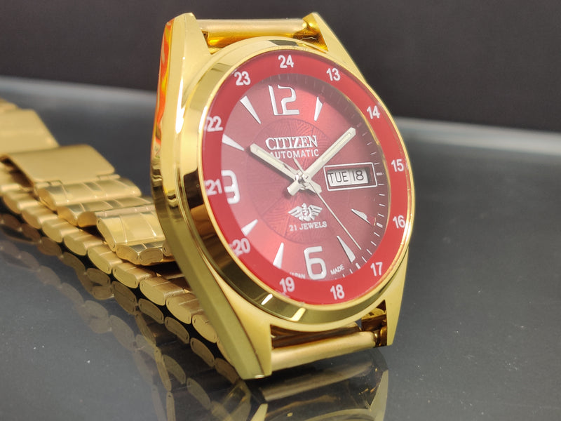 Citizen Automatic 8200 Movement stainless steel Japan Made 21 Jewels Men s Wrist Watch ₹ 3,008.21