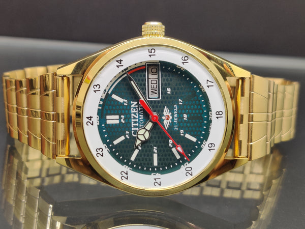 Citizen Automatic 8200 Movement stainless steel Japan Made 21 Jewels Men s Wrist Watch ₹ 3,008.21