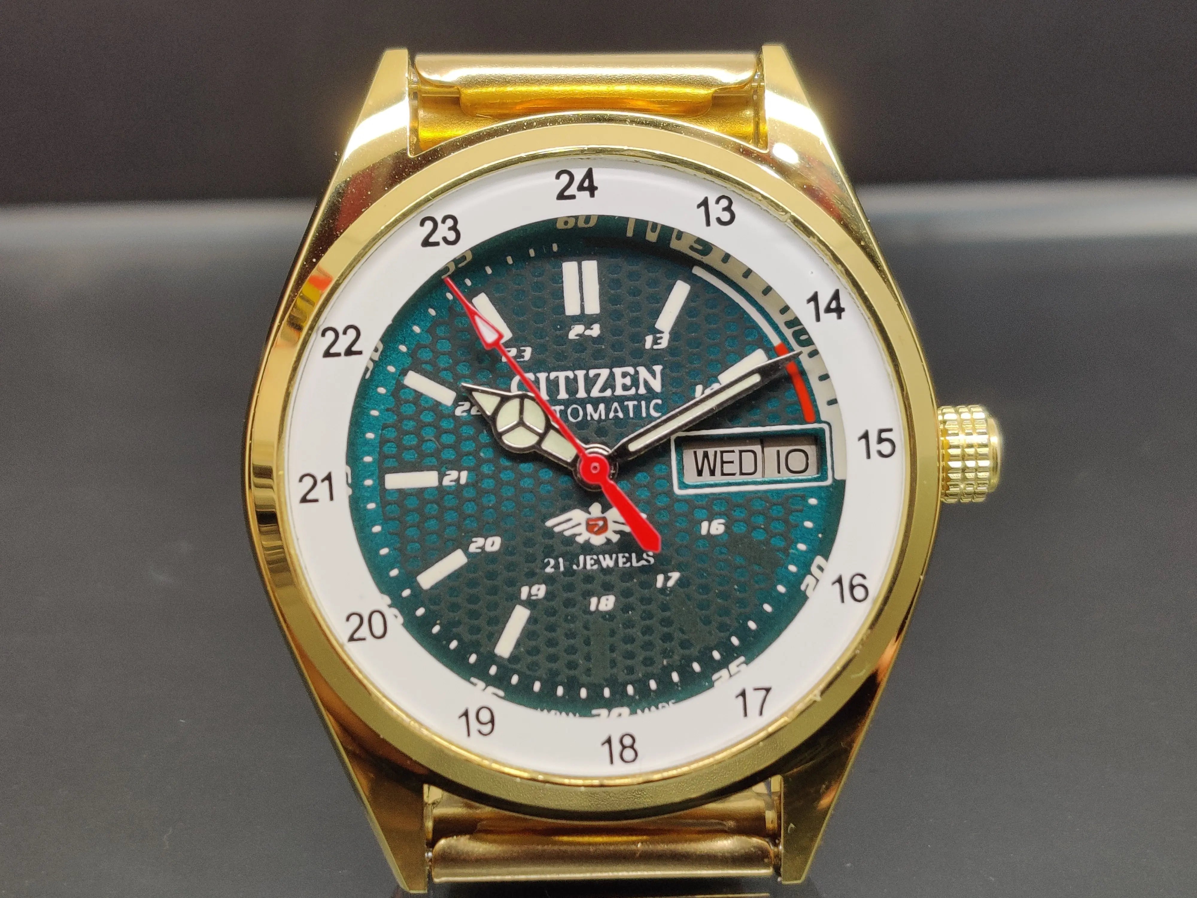 Citizen Automatic 8200 Movement stainless steel Japan Made 21 Jewels Men s Wrist Watch ₹ 3,008.21 National Watches