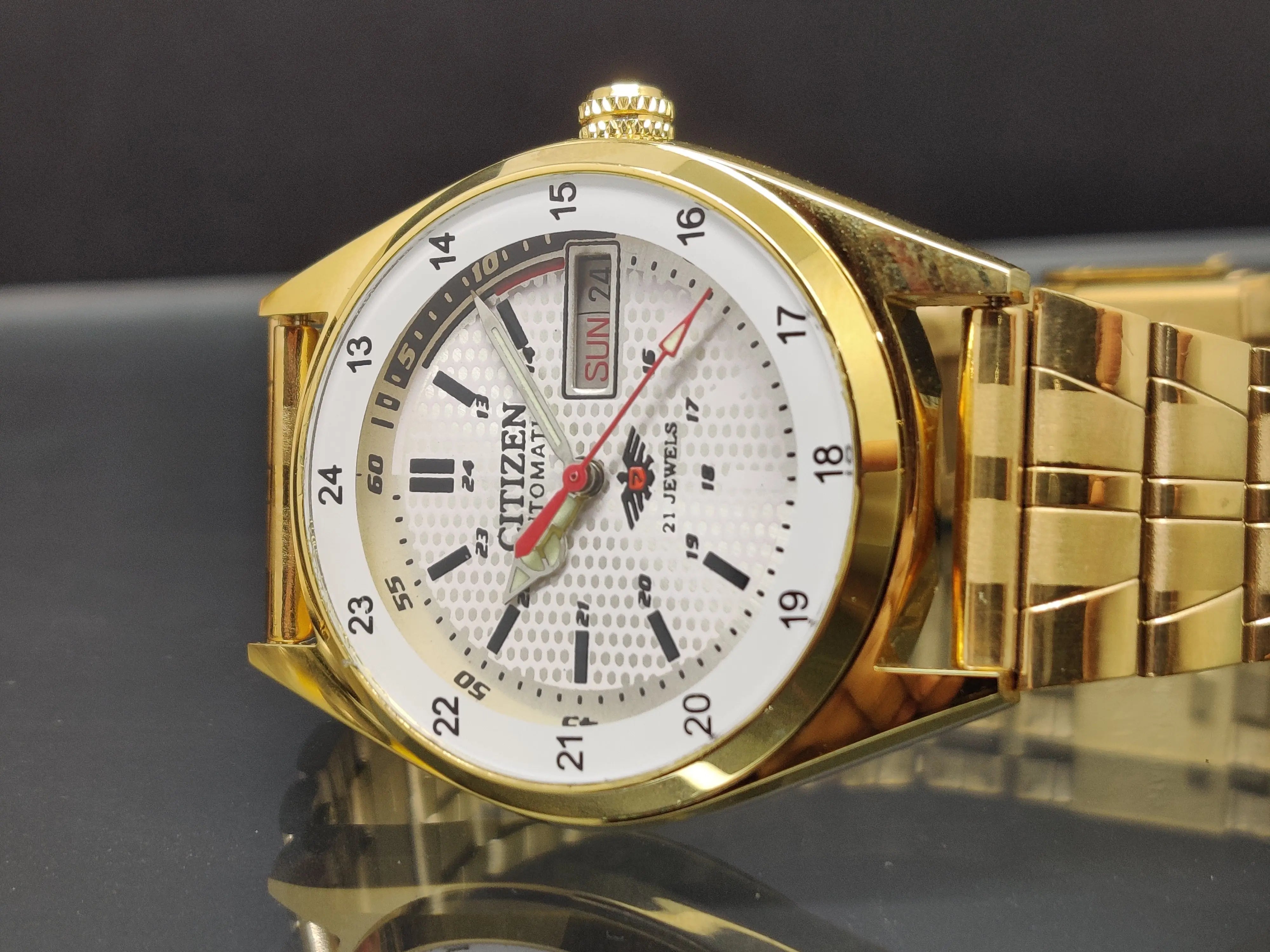 Citizen Automatic 8200 Movement stainless steel Japan Made 21 Jewels Men s Wrist Watch ₹ 3,008.21 National Watches