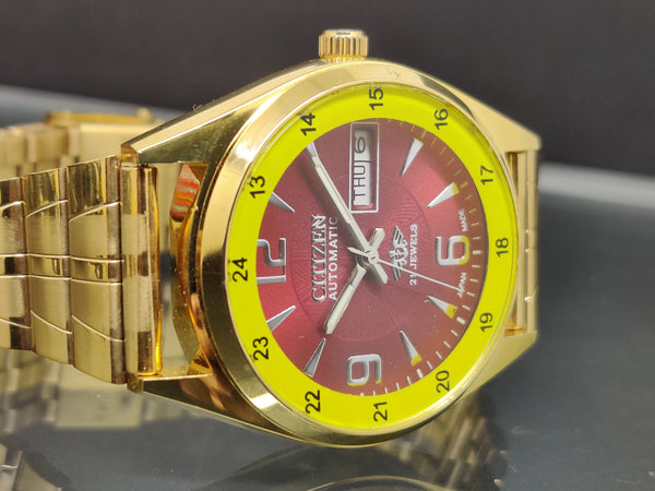 Citizen Automatic 8200 Movement stainless steel Japan Made 21 Jewels Men s Wrist Watch ₹ 3,008.21
