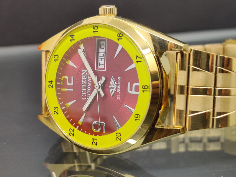 Citizen Automatic 8200 Movement stainless steel Japan Made 21 Jewels Men s Wrist Watch ₹ 3,008.21
