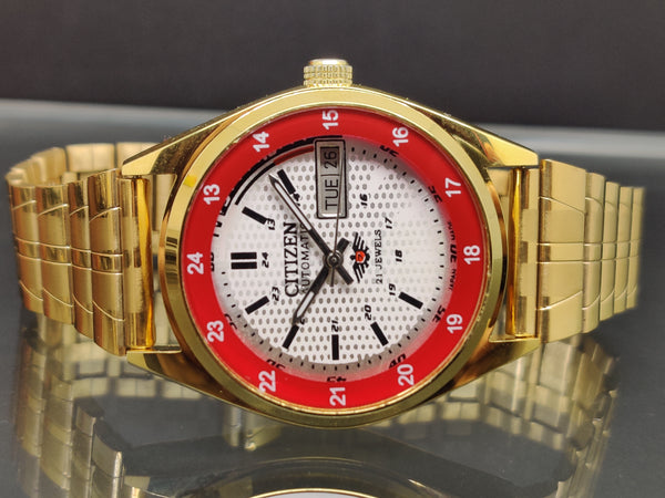 Citizen Automatic 8200 Movement stainless steel Japan Made 21 Jewels Men s Wrist Watch ₹ 3,008.21