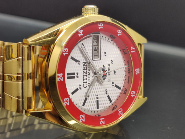 Citizen Automatic 8200 Movement stainless steel Japan Made 21 Jewels Men s Wrist Watch ₹ 3,008.21