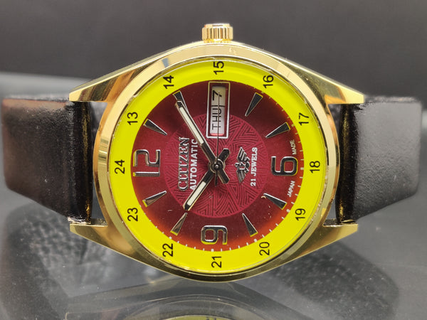 Citizen Automatic 8200 Movement stainless steel Japan Made 21 Jewels Men s Wrist Watch
