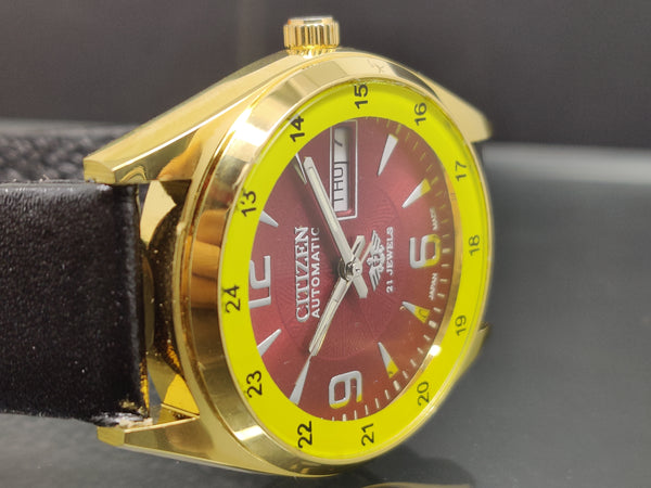 Citizen Automatic 8200 Movement stainless steel Japan Made 21 Jewels Men s Wrist Watch