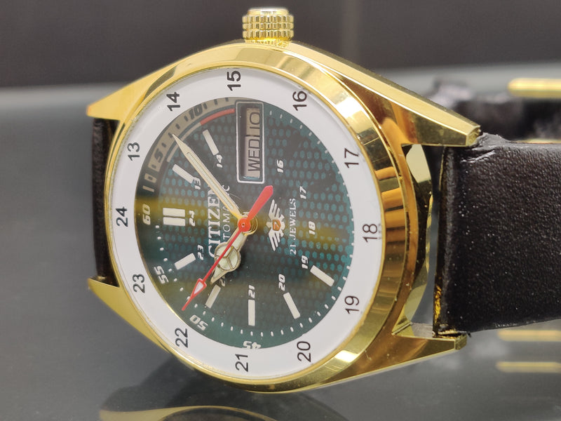Citizen Automatic 8200 Movement stainless steel Japan Made 21 Jewels Men s Wrist Watch