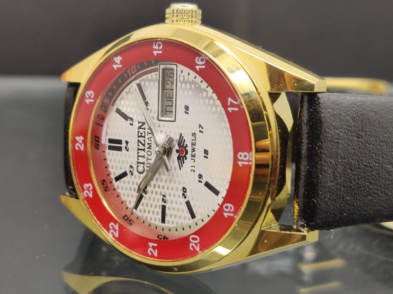 Citizen Automatic 8200 Movement stainless steel Japan Made 21 Jewels Men s Wrist Watch