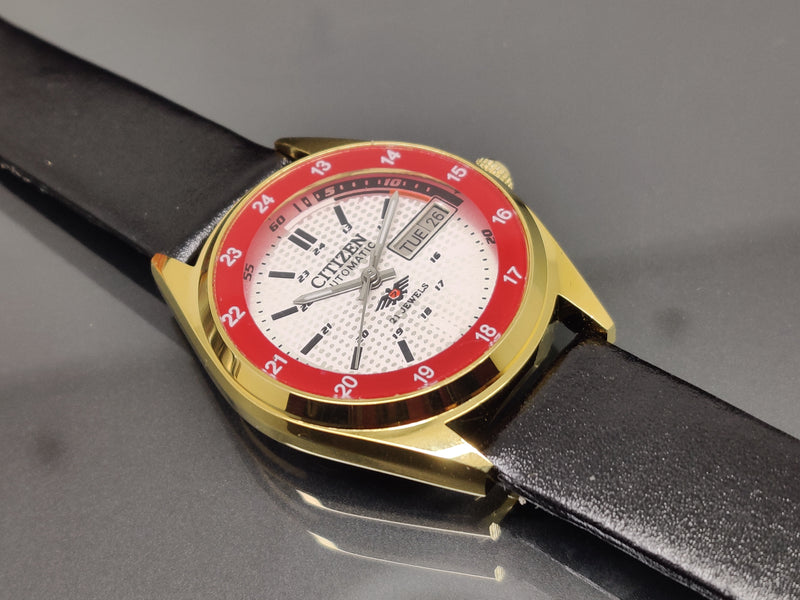 Citizen Automatic 8200 Movement stainless steel Japan Made 21 Jewels Men s Wrist Watch