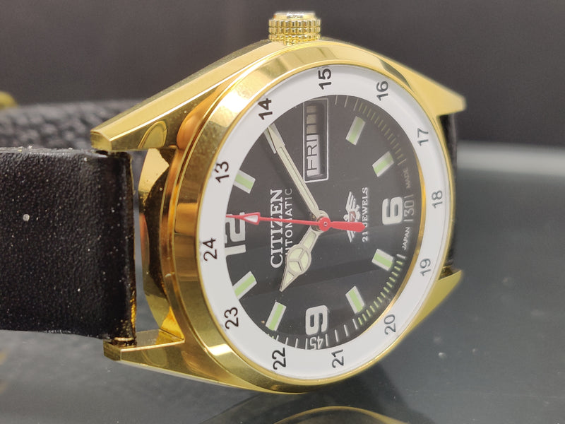 Citizen Automatic 8200 Movement stainless steel Japan Made 21 Jewels Men s Wrist Watch