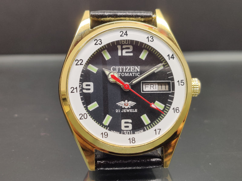 Citizen Automatic 8200 Movement stainless steel Japan Made 21 Jewels Men s Wrist Watch